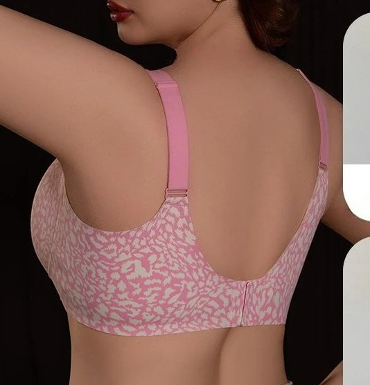 Traceless Leopard Wire-Free Smoothing Bra